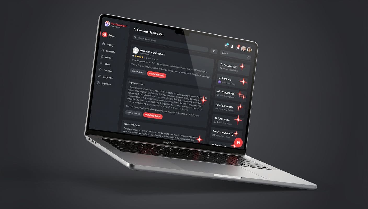 AI Content Generation Interface
